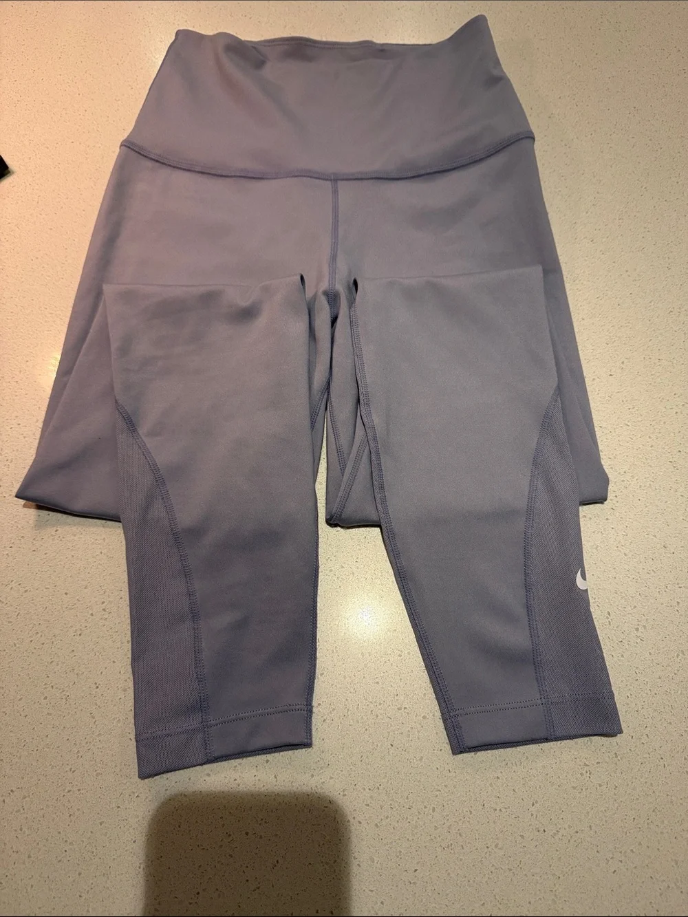 Nike Women's High-Waist Lavender Bike Shorts